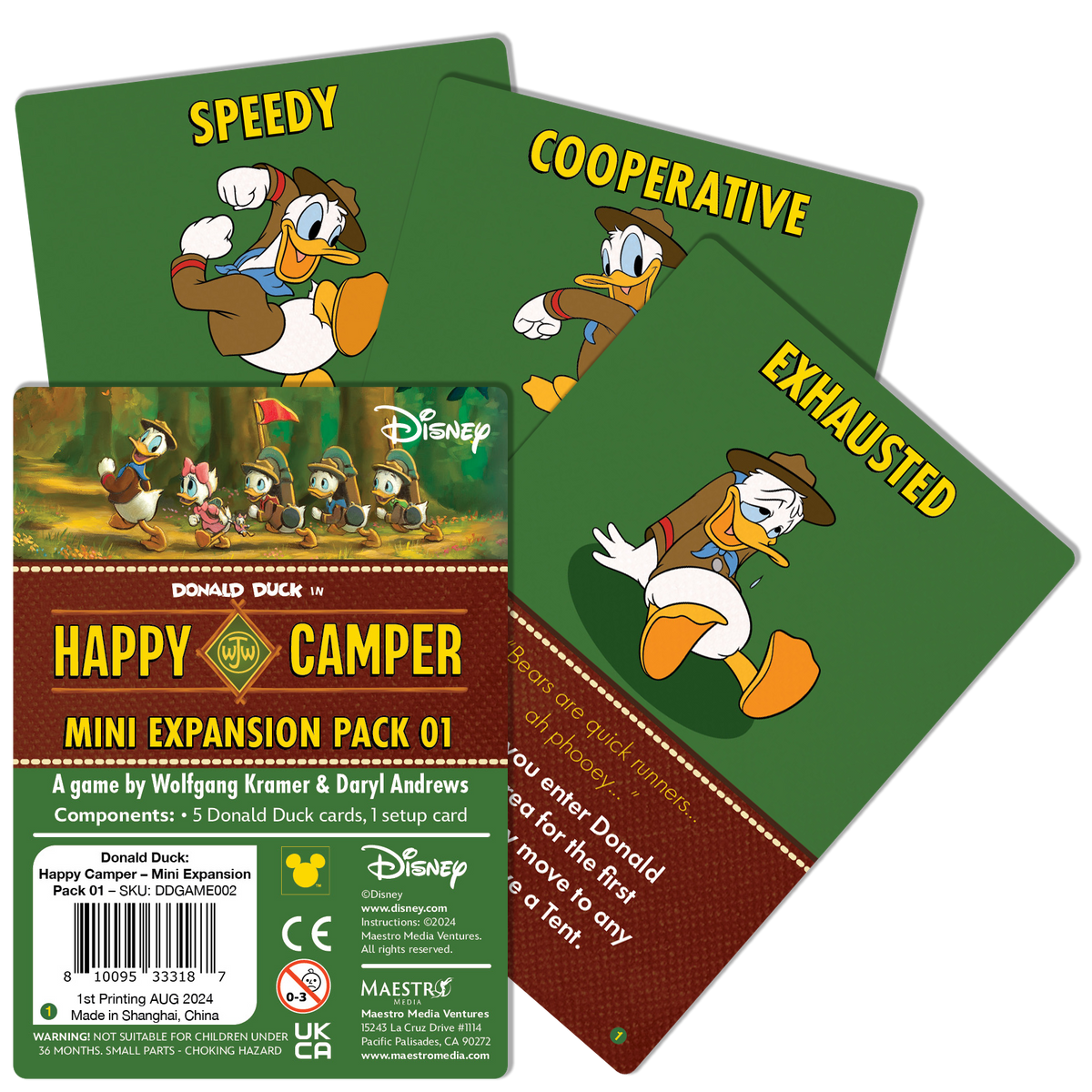 Donald Duck: Happy Camper - Promo Card Pack