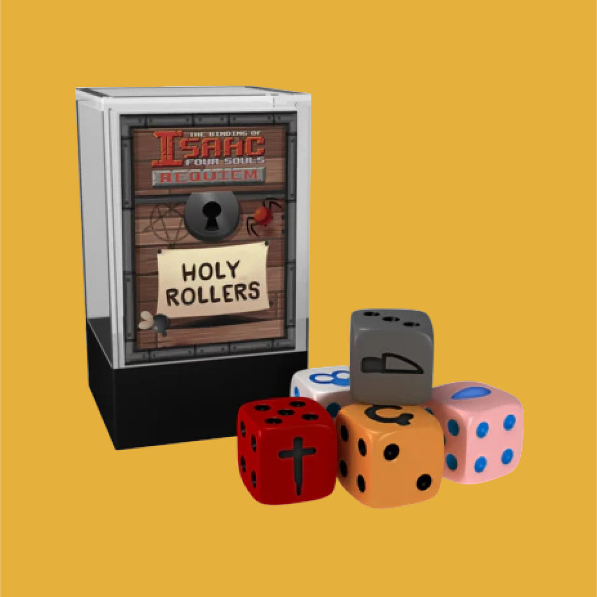 The Binding of Isaac: Four Souls Holy Rollers Dice Set