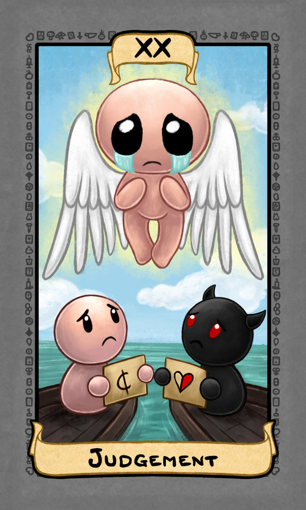 the binding of isaac judgement card The Binding of Isaac Tarot Card Deck