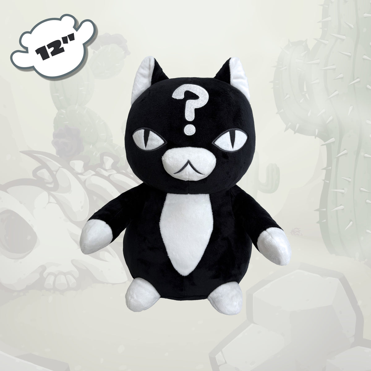 Mewgenics Gambit Plush — studio product photo 5