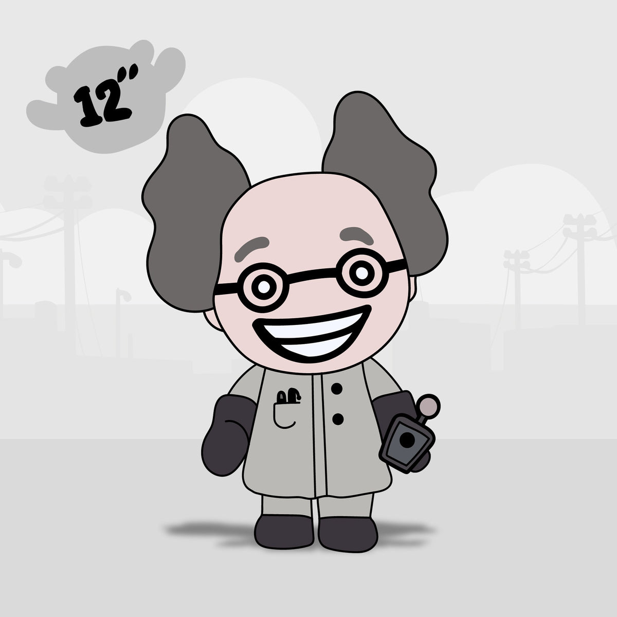 Mewgenics Dr. Beanies Plush — original mockup
