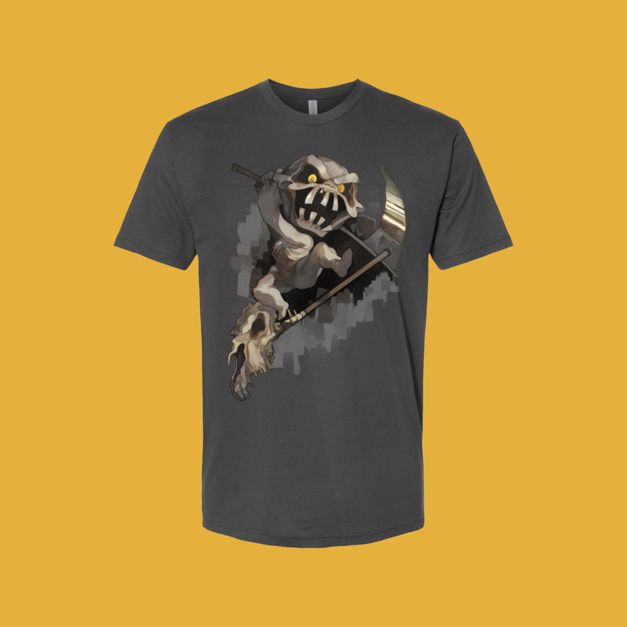 The Binding of Isaac: Four Souls Death Card Art T-Shirt Small The Binding of Isaac: Four Souls Death Card Art T-Shirt Small