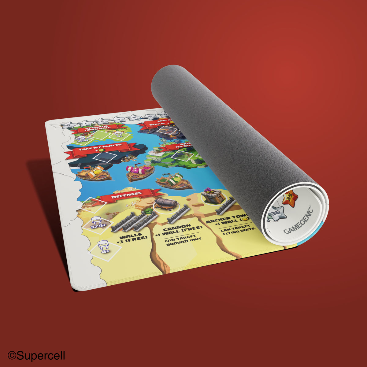 Gamegenic Clash of Clans Premium Center Game Mat