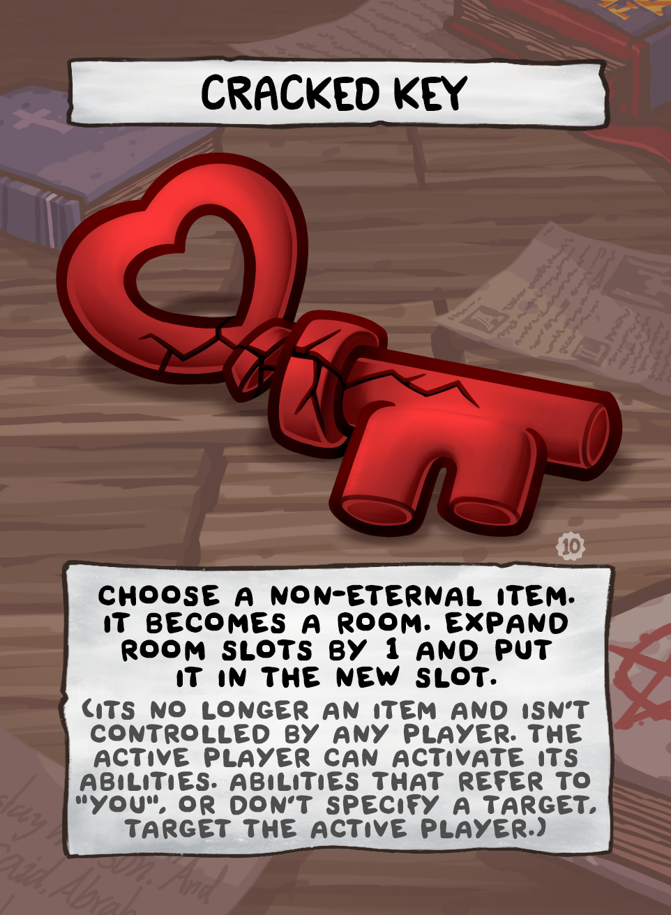 Sharp Key Isaac The Binding of Isaac: Four Souls Anniversary Booster Pack - Maestro Media