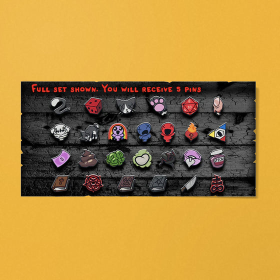 The Binding of Isaac Random Pins Pack