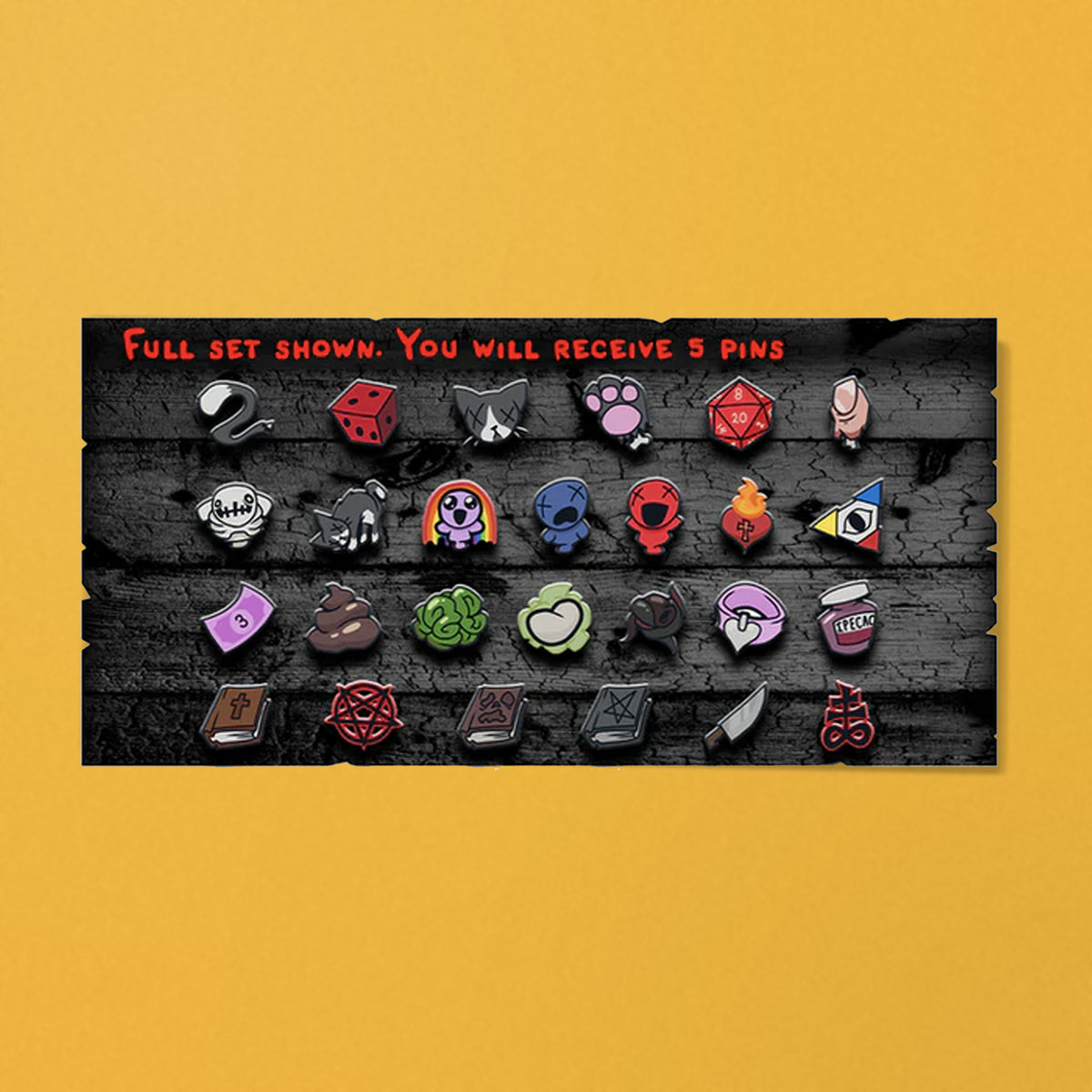 The Binding of Isaac Random Pins Pack