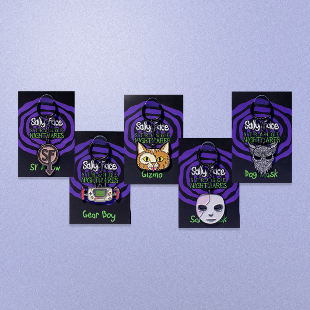 Sally Face Enamel Keychains Set #1 - Maestro Media