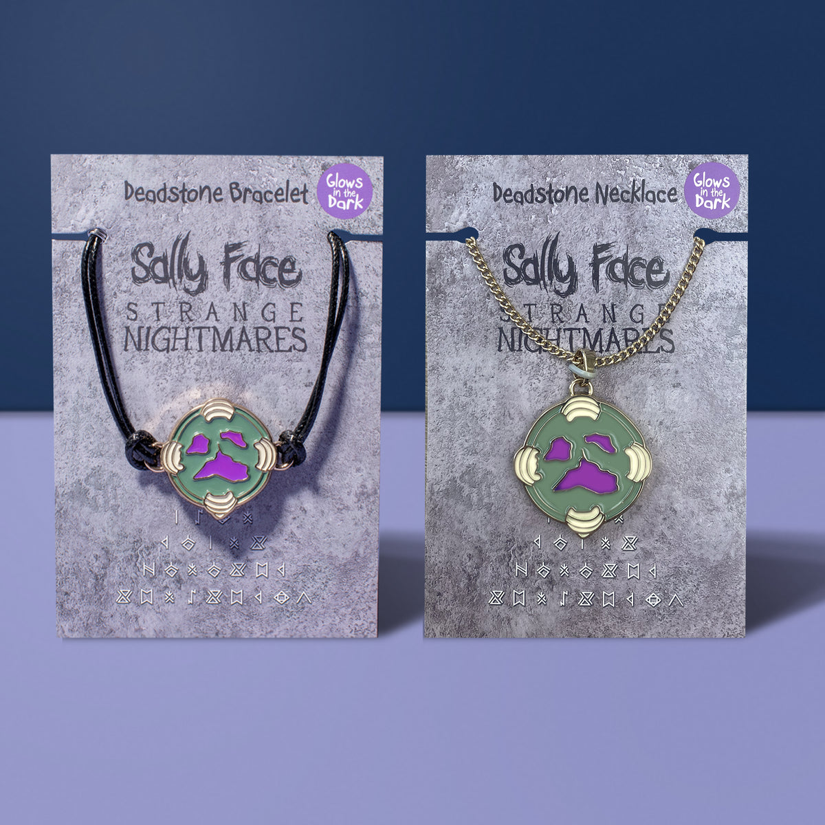 Sally Face Deadstone Necklace and Bracelet