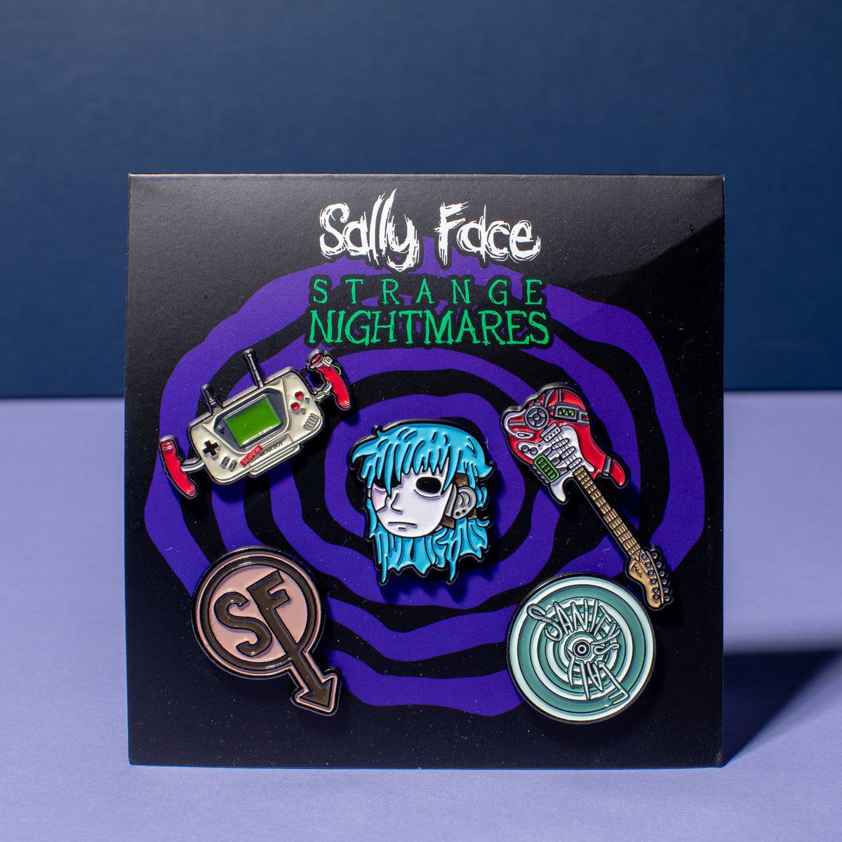 Sally Face Enamel Pin Set #2