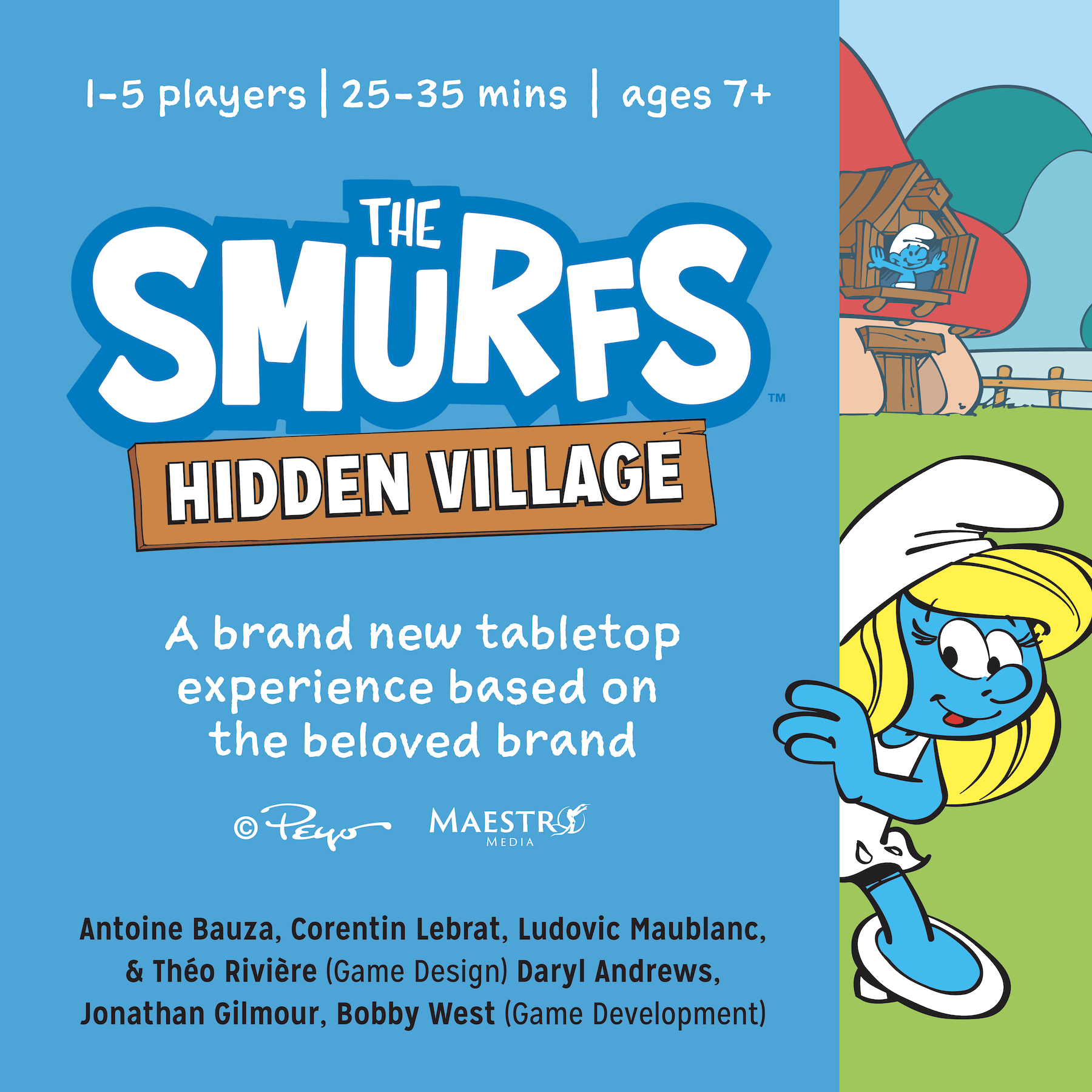 A Board Game A Day: The Smurf Game