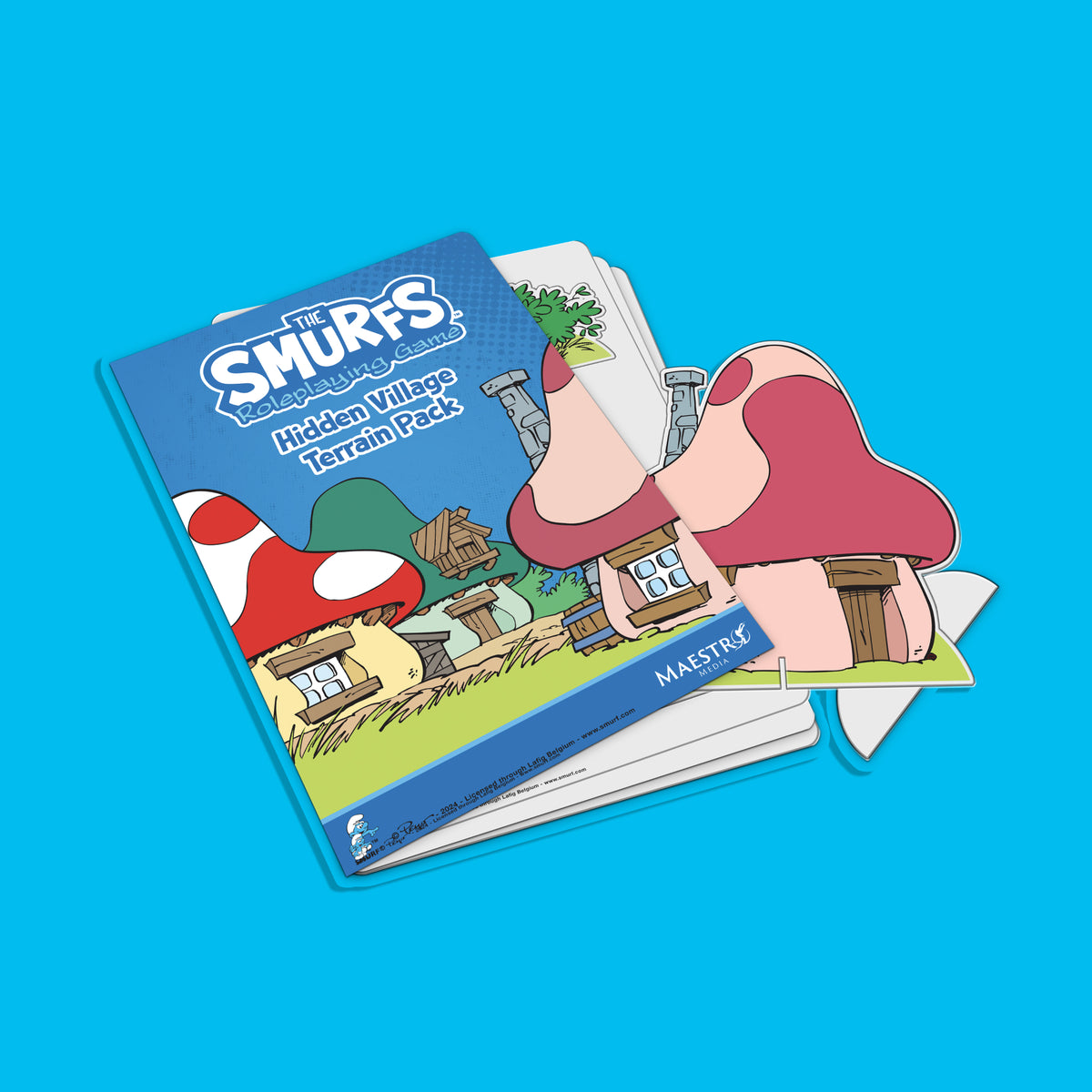 Smurfs RPG Hidden Village Terrain Pack