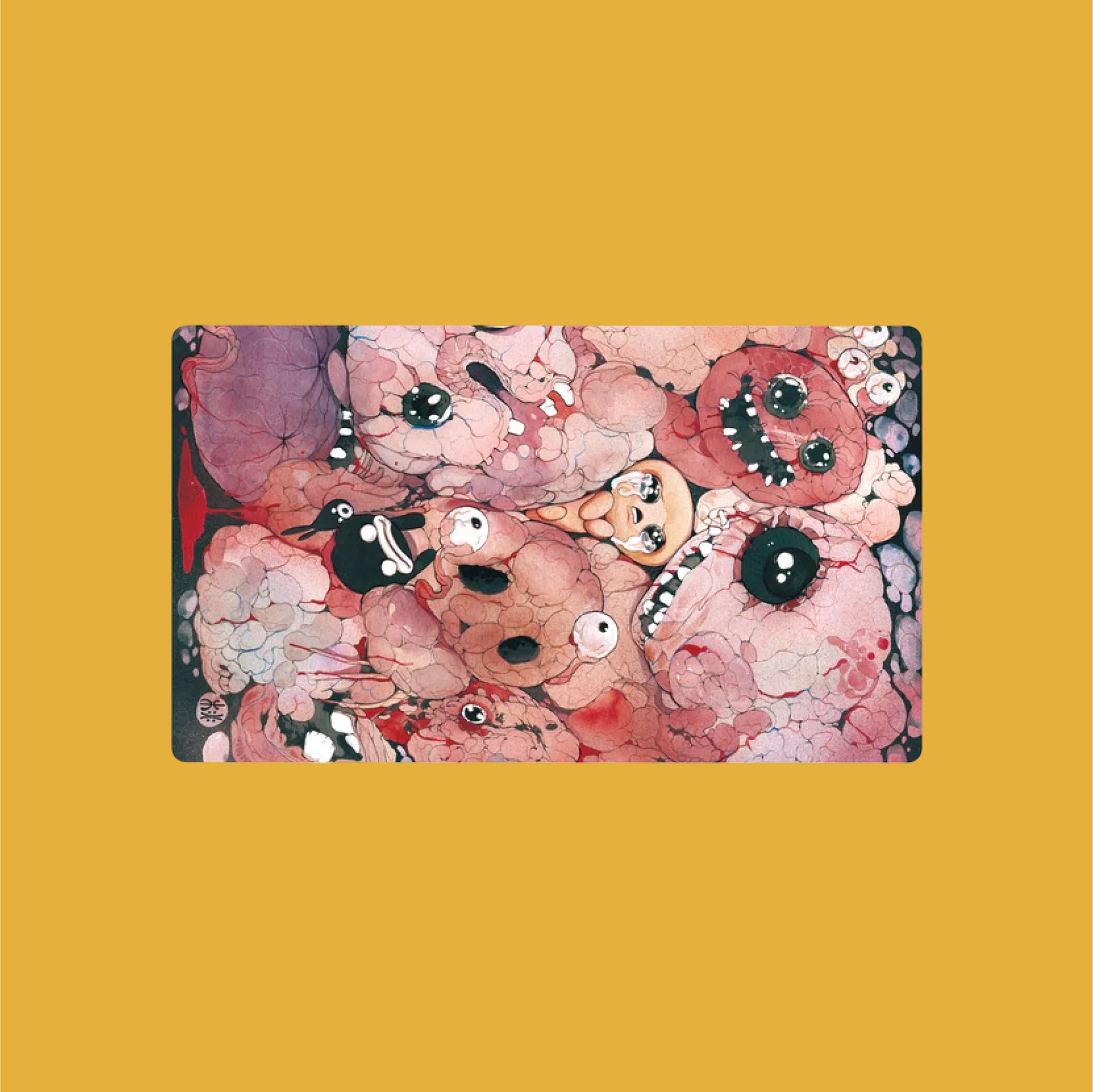 The Binding of Isaac: Four Souls Peach Momoko 2-Player Mat