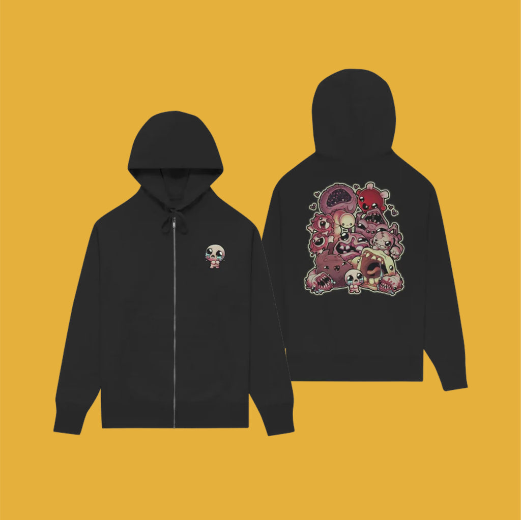 The Binding of Isaac: The Basement Zip-Up Hoodie - Maestro Media