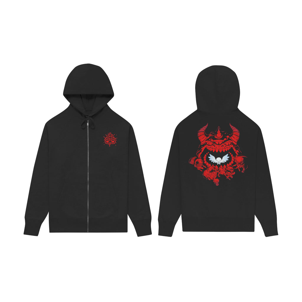 The Binding of Isaac: The Beast Zip-Up Hoodie - Maestro Media