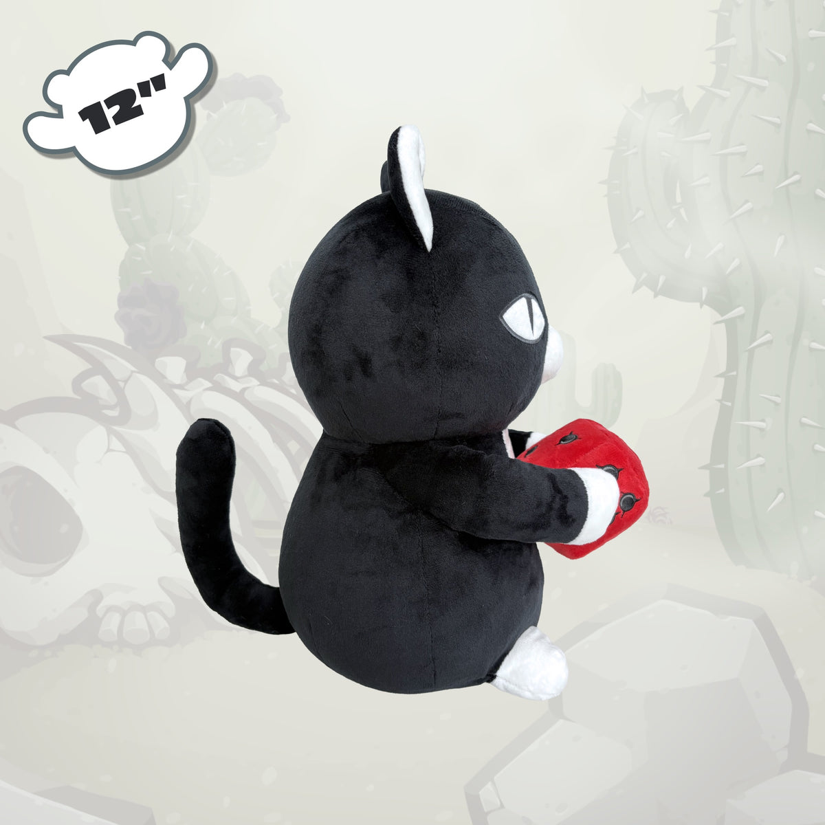 Mewgenics Gambit Plush — studio product photo 4