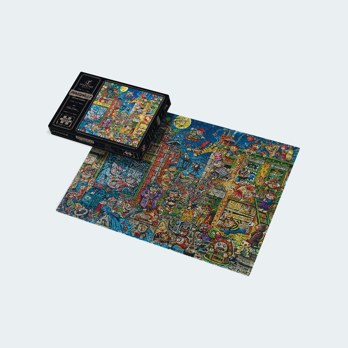 Mewgenics Tom Bunk Comic Art Puzzle!