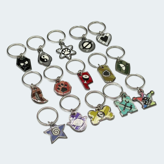 Mewgenics Cat Class Collar Keychain Bundle