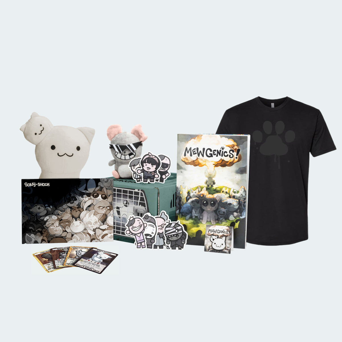 The Full Mewgenics Merch Bundle 2nd Edition