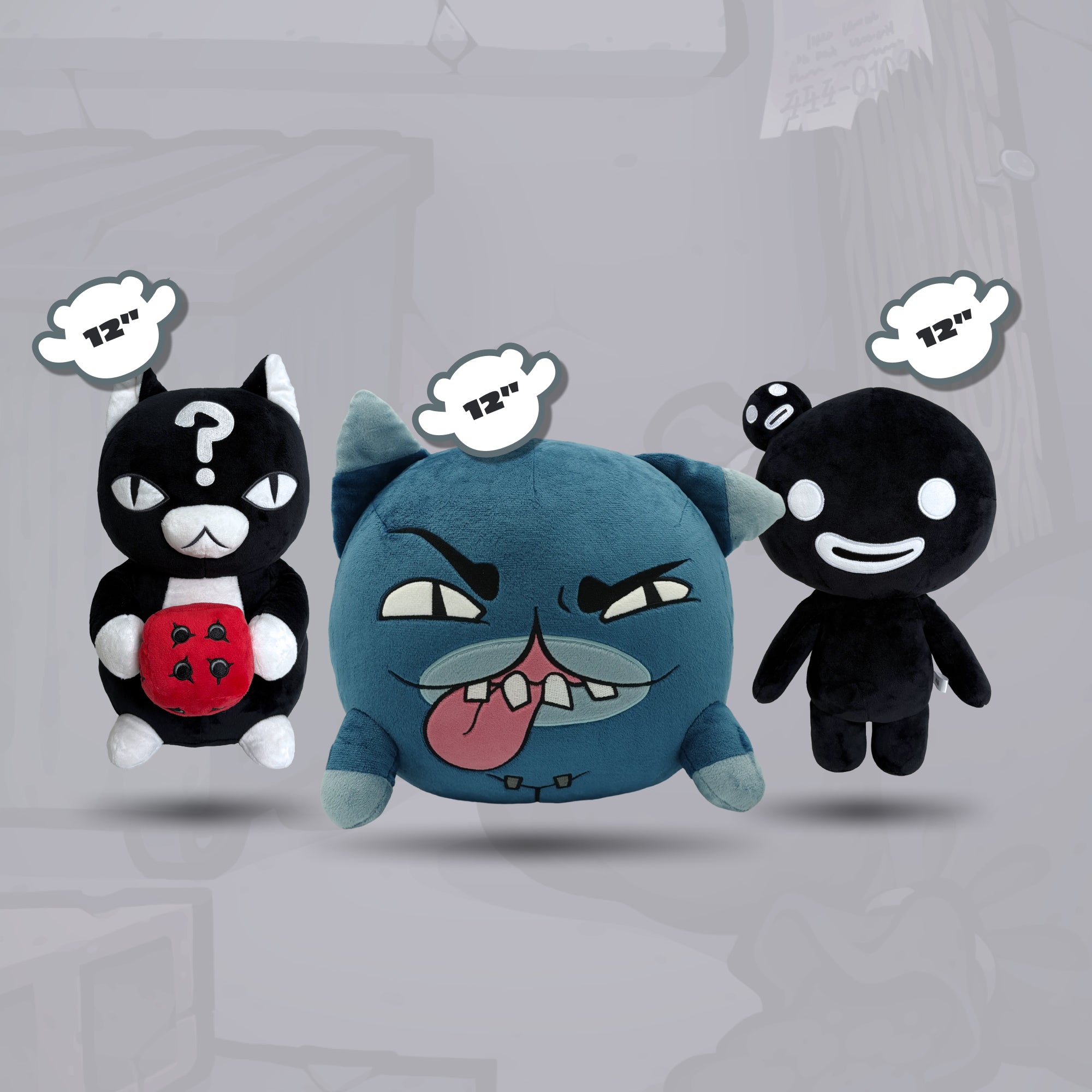 MewGulf【mewgulfぬいぐるみセット】 Mewgenics Plush Bundle 2 - Maestro Media