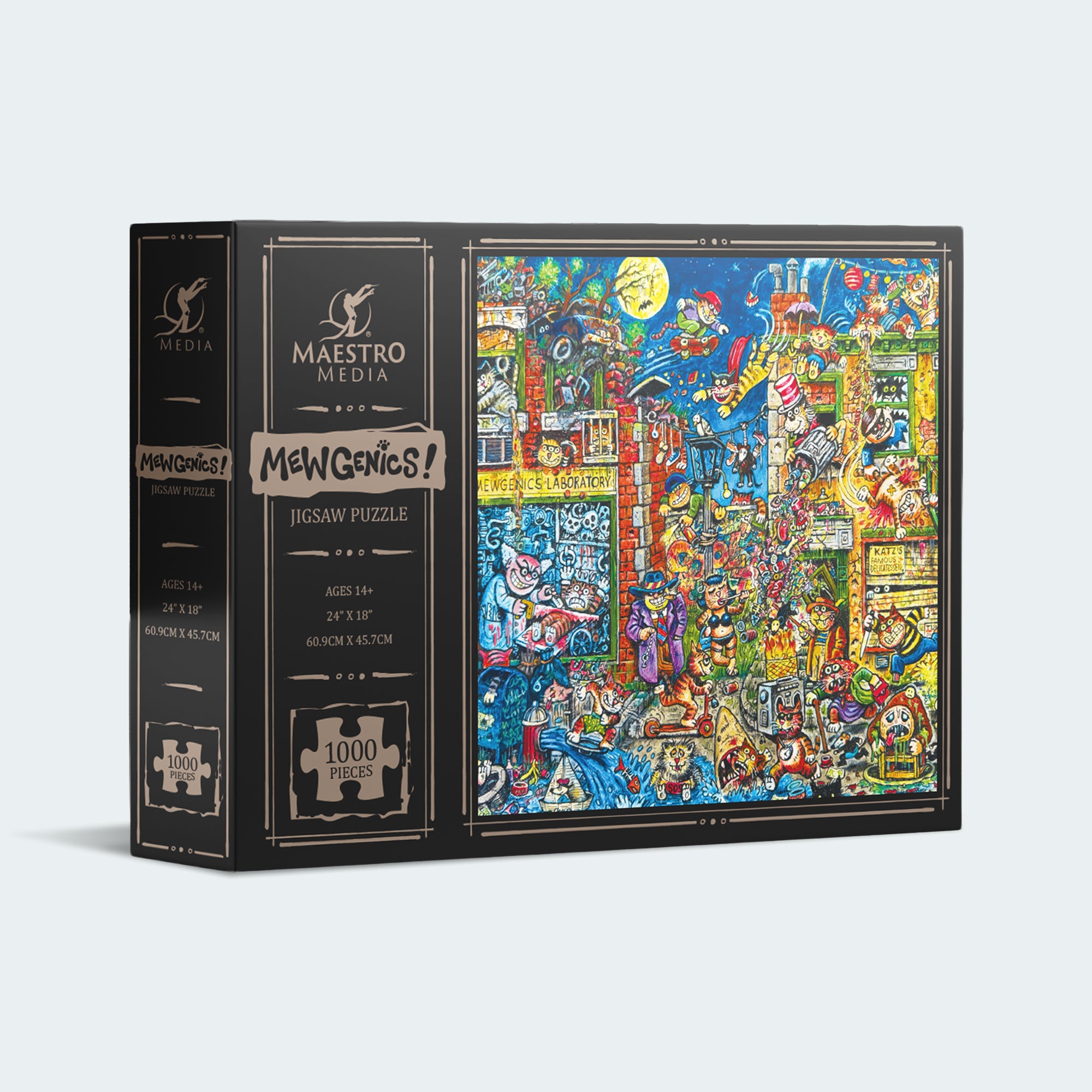 Mewgenics Tom Bunk Comic Art Puzzle! - Maestro Media