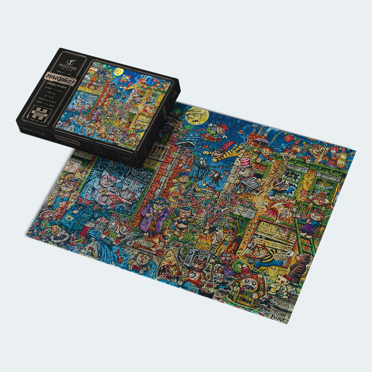 Mewgenics Tom Bunk Comic Art Puzzle!