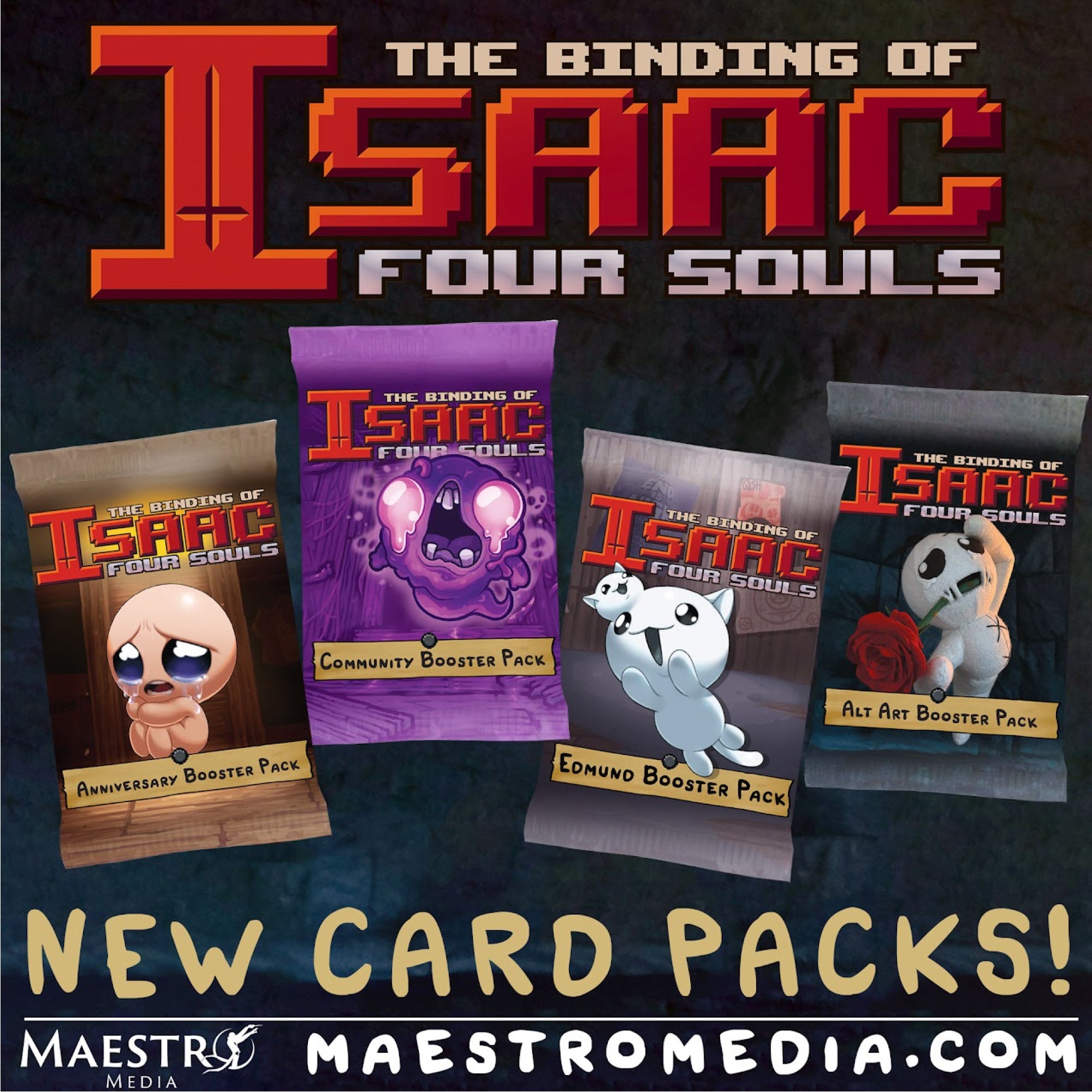 The Binding of Isaac: Four Souls Booster Pack Bundle The Binding of Isaac: Four Souls Booster Pack Bundle