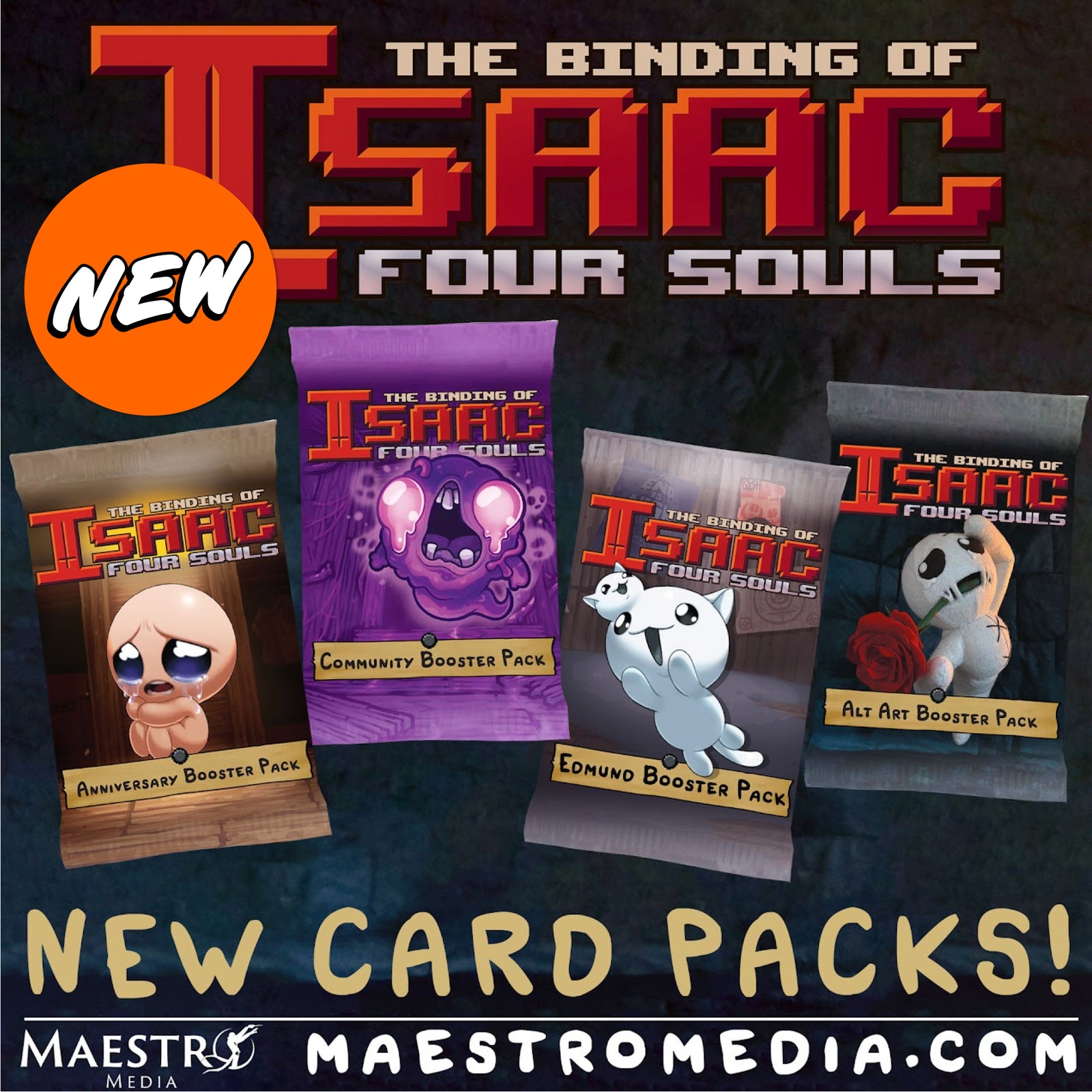The Binding of Isaac: Four Souls Requiem - English - Maestro Media