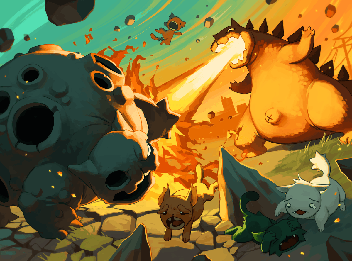 Mewgenics Kaiju Clash Puzzle!