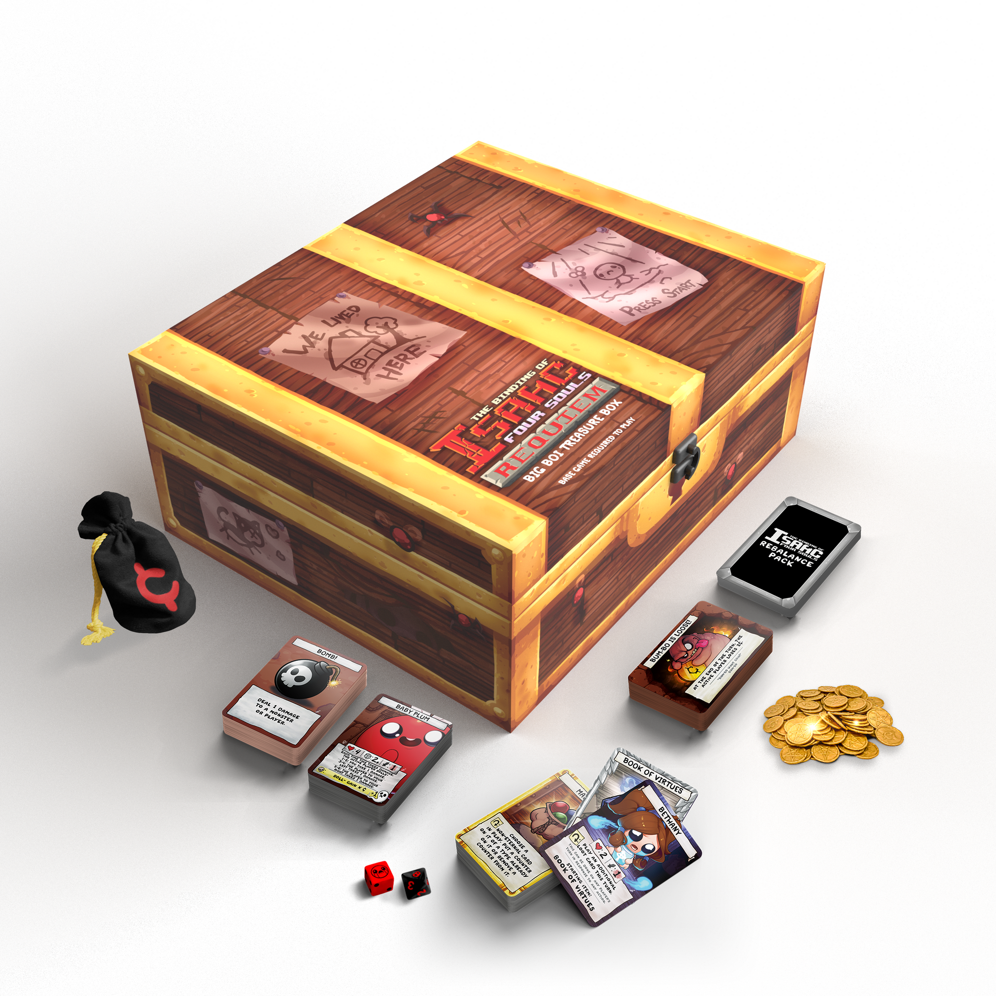 The Binding of Isaac Four Souls Big Boi Box English Maestro Media