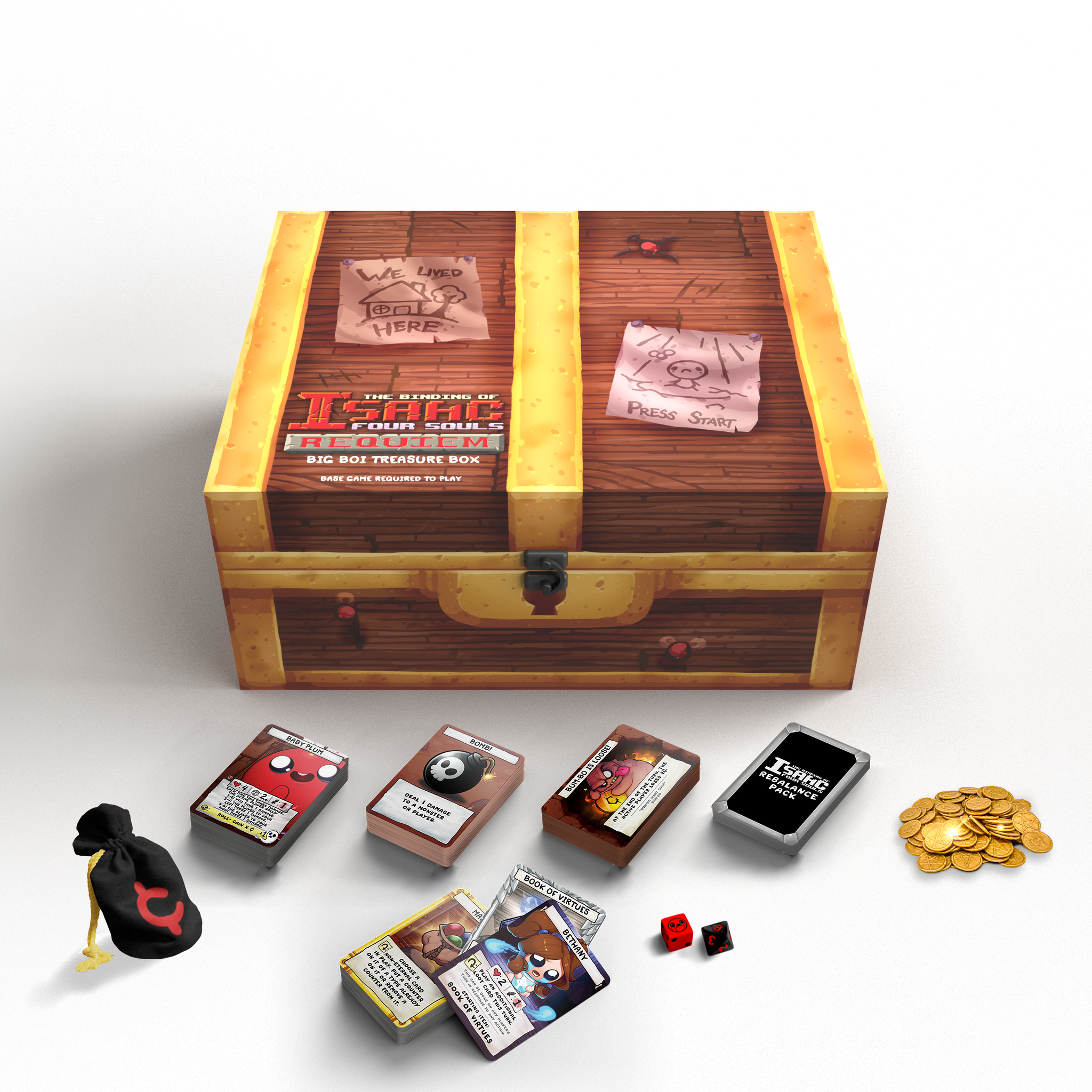 The Binding of Isaac Four Souls Big Boi Box English Maestro Media
