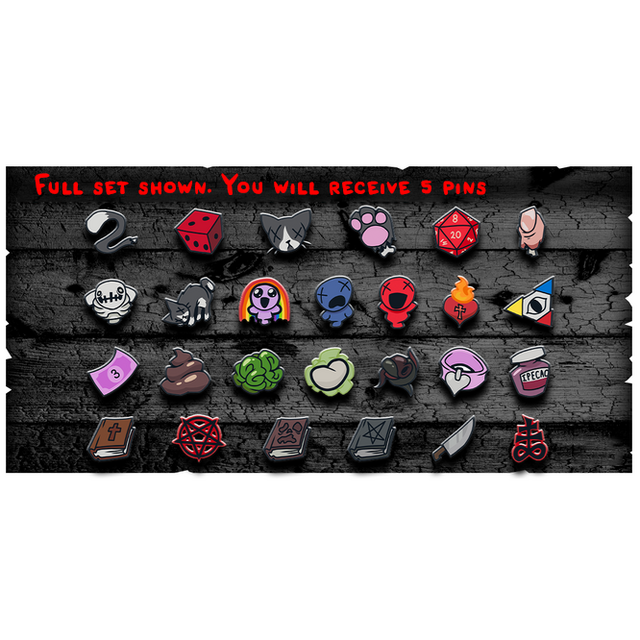 The Binding of Isaac Random Pins Pack