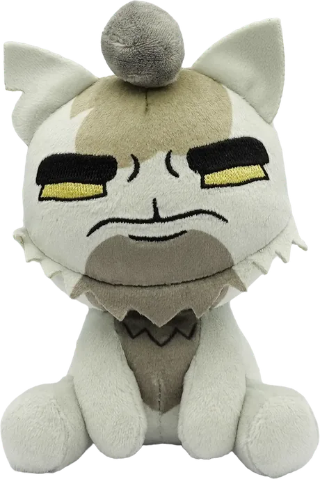 Pebbles plush keychain